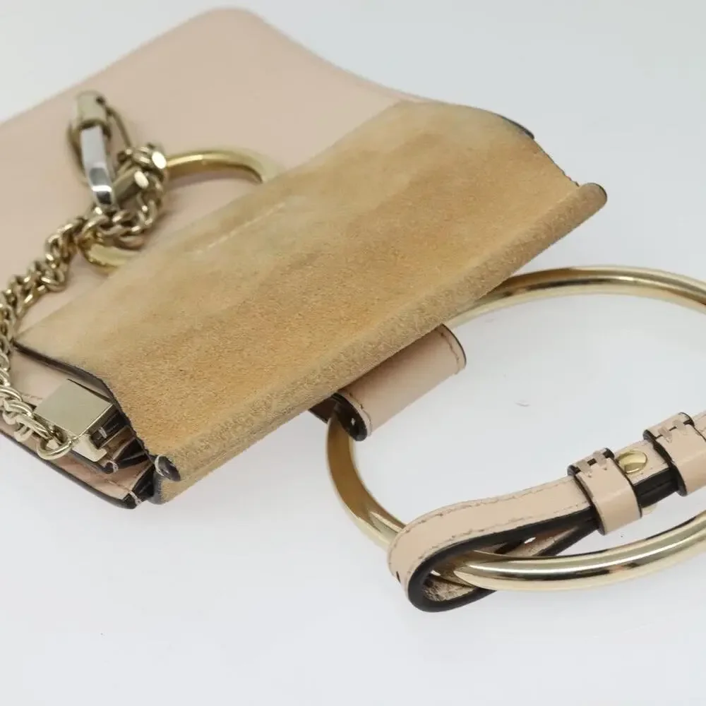 Chloe Leather Fay Handbag Beige